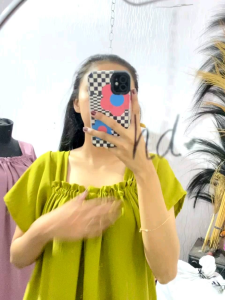 Daster crinkle sambung fuji