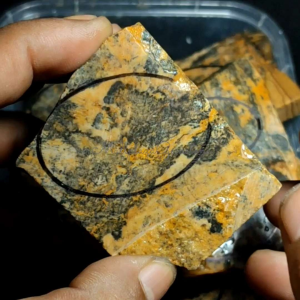 bahan batu golden dendrite motif asli natural / batu golden dendrite motif / batu dendrite motif / batu dendrite / bongkahan batu dendrite motif