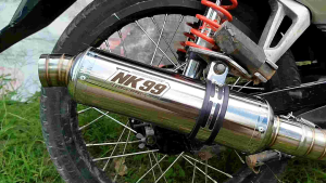 Knalpot Racing NK99 bulat jenong for Vega SUPRA JUPITER DLL SUARA BASS ulem