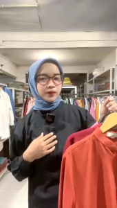 LONGDRESS TUNIK JUMBO KERAH SHANGHAI TERBARU