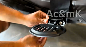 Footstep Motor Premium lebar kuat bahan Full besi motor listrik sepeda listrik