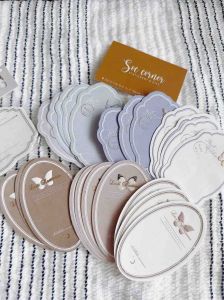 Gói Giấy nhãn Mo.card Primium- Letter from Butterfly (15 miếng)