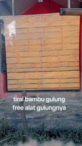 Tirai Bambu Gulung: Pilihan Penutup Teras Outdoor