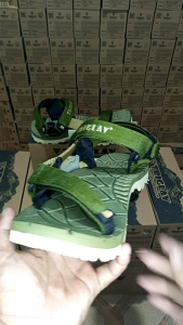 Sandal Gunung Triglav Pria Dewasa/Sandal Outdoor Cowok Keren/Sandal Flat Bahan Karet/Sandal Laki