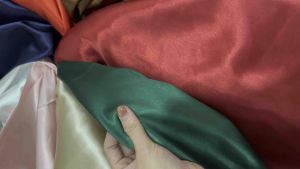 VẢI PHI BÓNG CÓ ĐỘ CỨNG ĐỨNG FORM LÊN ĐẦM VÁY CÔNG CHÚA TRANG TRÍ CHỤP HÌNH