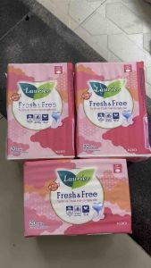 Combo 3 băng vệ sinh Laurie Fresh&Free Dày có cánh (gói lớn 20miếng)