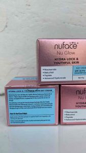 (ORIGINAL) Night Cream Nuface Hydra Lock & Youthful Skin Night Cream 15 G - Nu Face SPF 30