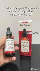 [USA]Tinh chất làm trẻ hoá da chống oxy hoá Truskin Caffeine Facial Serum (30ml)