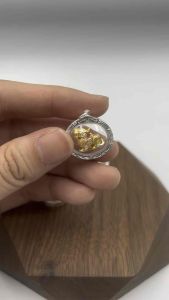 จี้ปี่เซียะ กรอบเงินแท้92.5% สีเงินสีทอง3กษัตริย์ (แถมฟรีถุงกำมะหยี่+ใบรับประกัน)