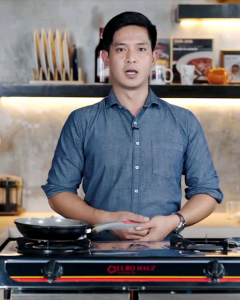 New EuroHauz™ Infrared Double Burner with 1 Set Kitchen Knife for FREE