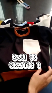 Sweater anak cewek cowok usia 1-3 tahun bahan babytery tebal hangat