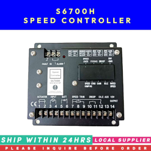 S6700H SPEED CONTROLLER FOR GENERATOR [LOCAL STOCK SHIP IN 24HRS! LOCAL SUPPLIER WARRANTY] SPEED CONTROL UNIT SPEED GOVERNOR
