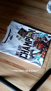 kaos Persib Bandung Juara liga 1 Distro Pria Dan Wanita Dewasa Lengan Pendek terbaru