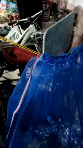 ถุงตาข่ายจัมโบ้ 120*150 10ใบ ถุงใส่ขวด ถุงตาข่าย