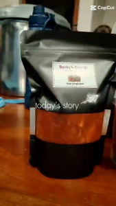 KIMCHI BY BECKYS KITCHEN HOME MADE KIMCHI - DIRECT SUPPLIER OF WOMBOK - JAR IN A GLASS BOOTLE.