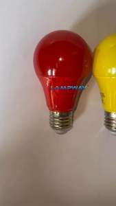 LED A60 Color bulb 7w E27 RED YELLOW BLUE GREEN mentol lampu raya