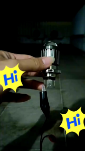 LAMPU MOTOR H4 LASER AC DC LAMPU LED H4 2 WARNA AC DC