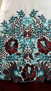 BAJU KURUNG BORDIR BUNGA KERANCANG