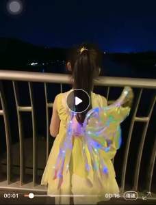 Cánh Thiên Thần Tự Vẫy Và Phát Sáng Cho Bé Gái Vui Chơi Các Ngày Lễ Hội - Đôi Cánh Thiên Thần Cho Bé Gái Vui Chơi