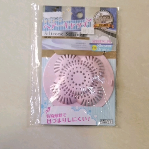Pink Silicone Strainer For Shower Drainer / Penapis Air Bilik Mandi