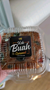 Kek Buah Caramel