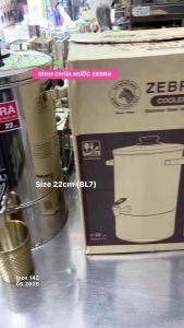 BÌNH CHỨA NƯỚC INOX 304 ZEBRA - NHẬP KHẨU THÁI LAN. Nhiều size từ 8L7 đến 22L5