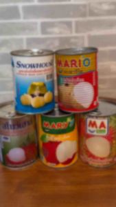 <เซต3กป>ผลไม้กระป๋อง เงาะ ลำใย ลิ้นจี่ ลุกตาล แห้ว ลุกใหญ่ คัดพิเศษ มีหลายแบบในตัวเลือก ห