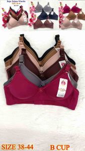 Women bra nonwired B Cup Normal push up bra(Baju dalam wanita tak ada besi)无钢铁/没有铁 B Cup 棉质女内衣