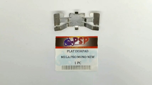 Plat Diskpad Mega Pro New (Depan) - Plat Seng Tahanan Dispat Dispad Discpad Kampas Rem Dispad Pad Per Spring Pad Cakram Disped Disc Depan Megapro Mono Monoskok Sok Shockbreaker Tiger Revo Tirev