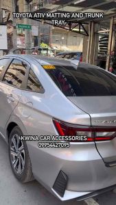 TOYOTA ATIV 2025-2026 MATTING AND ATIV TRUNK TRAY