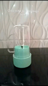 Leoshop888 Gelas Juice Blender Mini Portable 6 Pisau Baterai Isi Ulang 420ML Mini Blender Juice Cup Portable