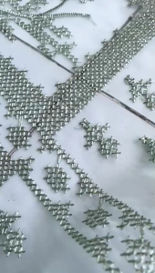 TILE ORGANZA BORDIR | BRUKAT ORGANZA PRRMIUM | Harga Per 05 meter | Bridesmaid abctextile.indonesia