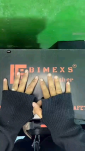 Sepatu safetyujung besi/ boots tali pria/wanita warna hitam-bimexs