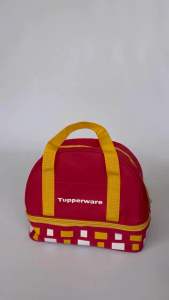 CNC Dobel Motif Kotak Tupperware (Sipper Bunga Es)