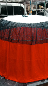 มุ้งคลุมสุ่มไก่ (ได้มุ้ง 6 ผืน) คละสี เนื้อผ้าเกรดA+ ระบายอากาศได้ดี