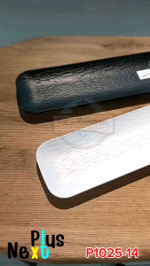 จาน​เปล​สี่​เหลี่ยม​มน​ศิลา​ 14​นิ้ว​ P1029-14​ เมลามีน​แท้​เกรด​A​ อย่าง​หนา​ ยี่ห้อ​ Next​Plus​ [3ชิ้น]​