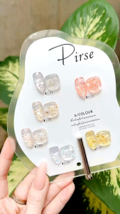 Set gel nhũ xà cừ 6 màu Huaxi siêu đẹp toàn màu dễ lên móng ( tặng kèm bảng màu )