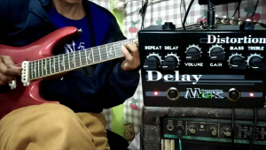Efek Gitar Double MGX Delay Distorsi suara mantap