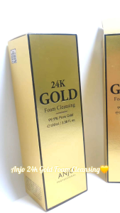 Anjo 24K Gold Foam Cleansing (99.9% Pure Gold) Made in Korea Exp: Feb 29 2027