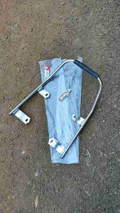Behel belakang Grand Crome Tebal SHJ begel Honda Astrea Grand Impressa Legenda 1 Legenda 2 Besi pegengan Jok Detail Percis Ori