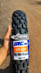 Ban IRC 16 Semi KLX GP22R 90/100 16 TUBE TYPE Ban Luar Semi KLX CRV WR Belakang 16 GP 22 R PNP semua motor HONDA WIN ring 16