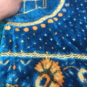 Sajadah Alif Turky ukuran 70x110cm Bahan Beludru Halus
