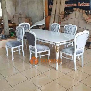KURSI MAKAN CERI SEGITIGA KAYU JATI FINISHING MEWAH MEJA CERY MURAH DEKORASI RUANG INTERIOR TATANING FURNITURES JEPARA