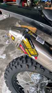 Silencer Knalpot Norifumi Roket 4 Competisi KLX D-Tracker 150 CRF 150 inlet 38 mm