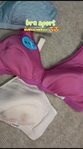 Bra Sport Desain Ergonomis & Tanpa Kawat Size Kecil
