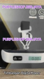 Timbangan Koper Electronic Luggage Scale  Gantung Digital Silver Max 50 Kg