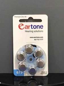 1กล่อง10แผง ถ่านเครื่องช่วยฟัง Eartone ของแท้ เบอร์675 ถ่านหูฟังขายยกกล่อง
