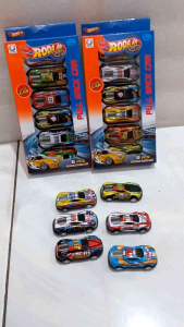 Mainan Mobil Mobilan Sedan Set isi 6 pcs Pull Back Car no 2017-6