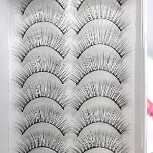 10 คู่ ขนตาปลอม เบอร์ 10013 สวยๆ ธรรมชาติ - ขนส่งที่ปลอมอันดับ 10 คู่