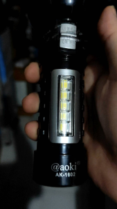 SENTER LED AOKI AK-1603 - BISA DI CAS - CAHAYA TERANG - DILENGKAPI EMERGENCY - BISA COD